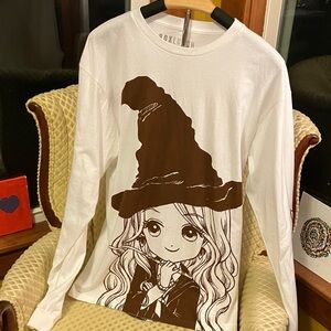 BOX LUNCH -WIZARDING WORLD OF HARRY POTTER LUNA LOVEGOOD  GRAPHIC T-SHIRT M NWOT